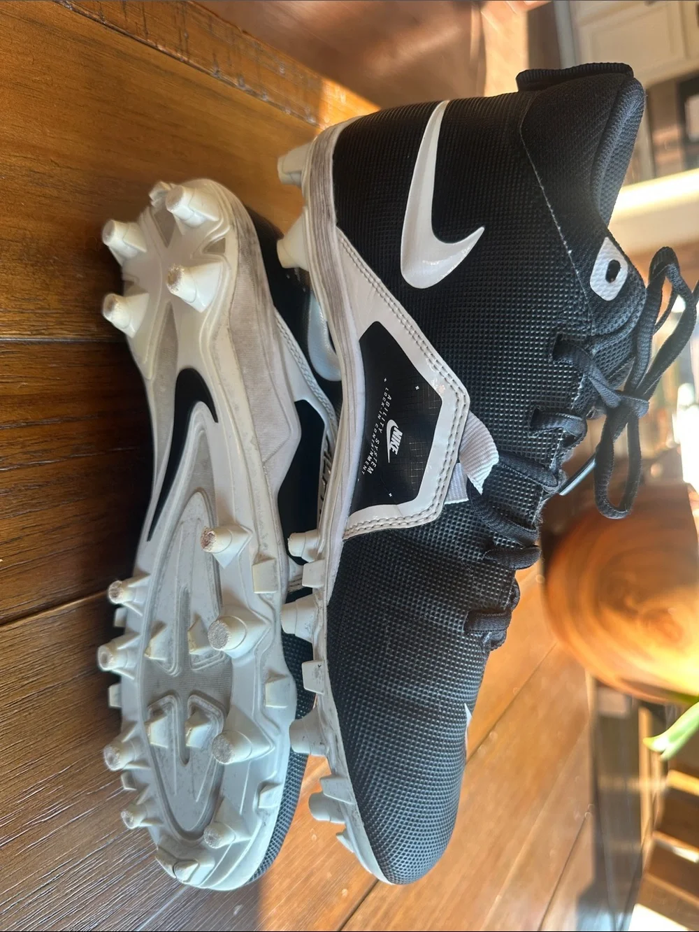 Nike Alpha Menace Pro 3 Cleats Black/White